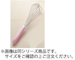 TKG 抗菌ｶﾗｰﾊﾝﾄﾞﾙ泡立 50cm ﾋﾟﾝｸ【ホイッパー】【ミキシング】【業務用】