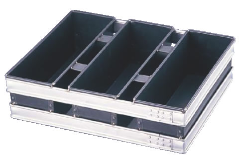 ｽﾙﾄﾝ ﾄﾗｲﾌﾟﾗｽ 3斤食ﾊﾟﾝ型 3連結 (蓋無) 【製パン用品】【業務用】｜PRO-SHOP YASUKICHI