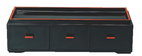 ｶｽﾀｰ&ﾃｨｰﾊﾟｯｸ 黒(ABS) 86012320 【サービス用品】【お茶用品】【業務用】