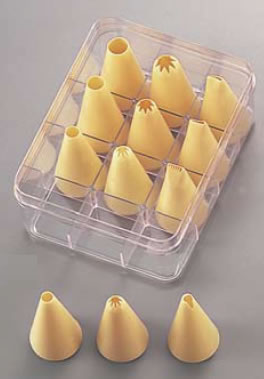 ｻｰﾓ ｹｰｽ入口金ｾｯﾄ12ｹ入 31893 【口金】【デコレーション器具】【製菓用品】【菓子用品】【業務用】