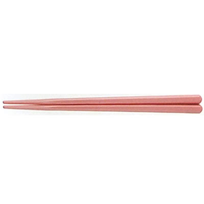 ■15セット■19.5cm 六角先端角箸 ピンク（ホタテ貝抗菌）■15セット■