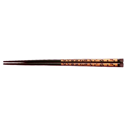 ■5セット■21cm蒔絵塗箸 天削塗箸 金桜■5セット■