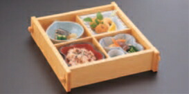 セイロ弁当【松花堂弁当】【白木松花堂】【弁当箱】【木製】【盛器】【宴会に】【お祭りに】【新年会に】【忘年会に】【1-315-4】
