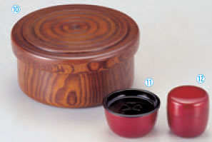 木製(小)茶枢 ｽﾘ漆【客室用品】【茶器】【茶道具】【茶道】【茶会席】【お茶】【1-825-10】｜PRO-SHOP YASUKICHI