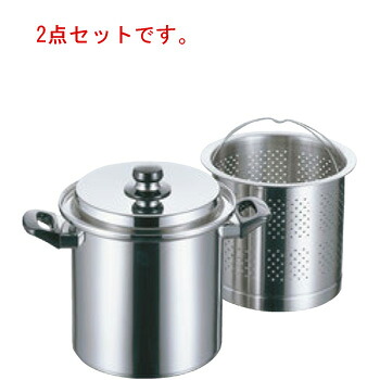 エレックマスターライト パスタポット 20cm【ELEC MASTER】【両手鍋】【電磁調理器対応】【IH対応】【業務用鍋】【業務用】【パスタ鍋】|KIPROSTARストア