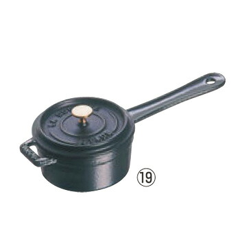 ストウブ ミニ・ソースパン 10cm 黒 40509-537【ソースパン】【片手鍋】【オーブン対応】【staub】【ストウブ】【キッチン用品】|KIPROSTARストア
