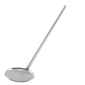 UK 18-8 ﾊﾟﾝﾁﾝｸﾞ 丸型 給食用ｽｸｲ網 24cm【しゃもじ】【給食道具】【厨房用品】【ステンレス】【キッチン用品】【調理用具】【キッチンツール】【下ごしらえ用品】【すくい網】｜KIPROSTARストア