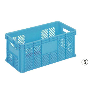 ｻﾝｺｰ ｻﾝﾃﾅｰ B#39 ﾌﾞﾙｰ PP製【コンテナー】【メッシュコンテナ】【プラスチックコンテナー】【物流保管用品】【流通】【倉庫作業】【業務用】