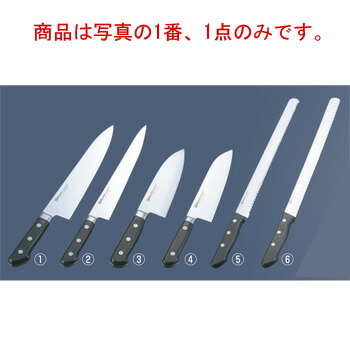 ﾐｿﾉ ﾓﾘﾌﾞﾃﾞﾝ鋼 ﾂﾊﾞ付 牛刀 No.512 21cm【包丁】【Misono】【キッチンナイフ】