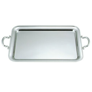 楽天市場】UK 18-8 B渕 角盆 32インチ 手無【代引き不可】【シルバー