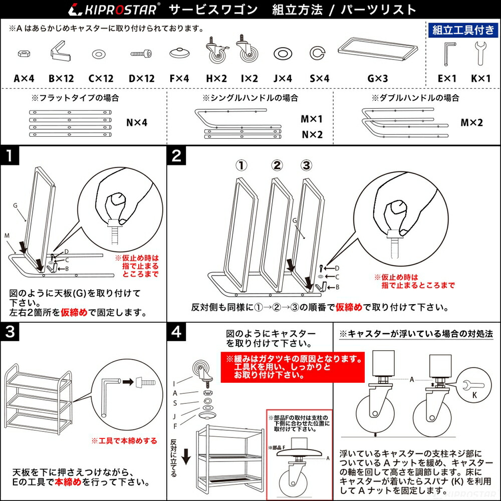 送料無料 Kiprostar ステンレススチール 馬車 3段 Pro M3 調理場ワゴン 力添え手車 ステンレスワゴン キプロスター お役目経費 あす手軽 Vned Org