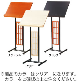 メニュースタンド　飾り障子　クリアー 50467【代引き不可】｜KIPROSTARストア