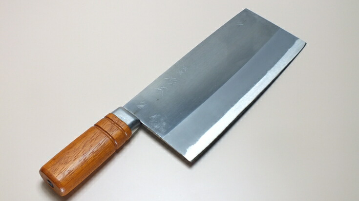 楽天市場】白二（上作） 中華包丁 #1 刃渡225×幅100 重さ400 : 明治33