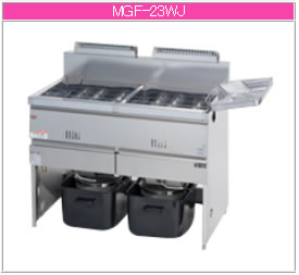 楽天市場】マルゼン ガス式 ガスフライヤー MGF-23WJ【代引き