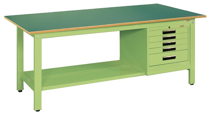 【個人宅配送不可】軽量作業台ＫＫタイプ　ＳＶＥキャビネット付 KK-49FSVE5【代引き不可】