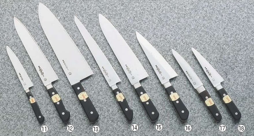 SA佐文(全鋼) 洋出刃 21cm【業務用包丁】【キッチンナイフ】【洋包丁】【Ω佐文】【業務用】