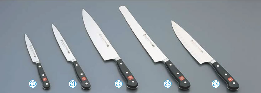 WTﾙ･ｺﾙﾄﾞﾝﾌﾞﾙｰ 牛刀(筋入) 4571-20 20cm 【業務用包丁】【キッチンナイフ】【洋包丁】【WUSTHOF】【業務用】