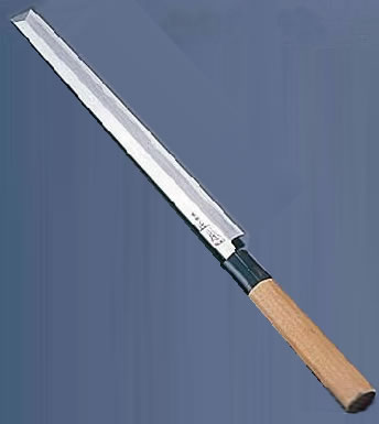 原型 本霞･玉白鋼 蛸引刺身まかない方(片刃) 36珊【代引っ張ること不可】【御勤め用まかない方】【和まかない方】【九寸五分】【和食まかない方】【御勤め用】
