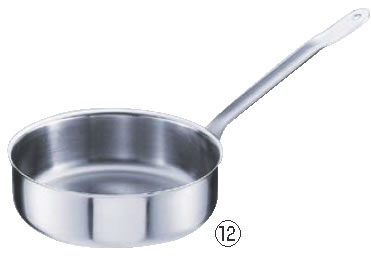 シットラムイノックス18-10ソテーパン三重底 (蓋無)26S 26cm