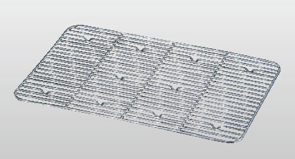 SA18-8番重用網 特大用(ｼｰﾄﾊﾟﾝ用網 大) 【アルミシステムバット用網】【軽銀番重用網】【Ω】【お役目用】