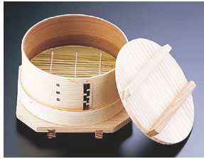 杉製 和ｯﾊﾟｾｲﾛｾｯﾄ 13cm 【蒸篭 セイロ せいろ】【業務用】