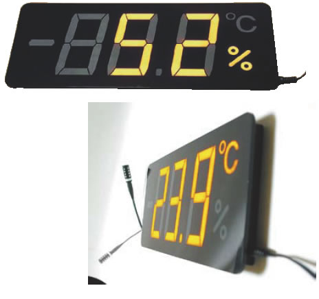 薄型温湿度表示器 ﾒﾝﾌﾞﾚﾝｻｰﾓ TP-300HA【代引き不可】【thermometer】【業務用】