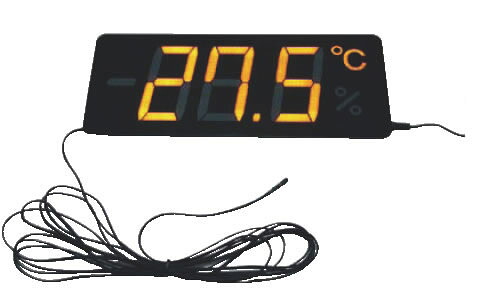 薄型温度表示器 ﾒﾝﾌﾞﾚﾝｻｰﾓ TP-300TB-10【代引き不可】【thermometer】【業務用】｜KIPROSTARストア