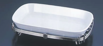 TKG18-8角ｱｽﾄﾗﾙ ｽﾀﾝﾄﾞｾｯﾄ 白 39-1011-39W【バイキング ビュッフェ】【バンケットウェア】【盛器 大皿】【スタンド】【飾り台】【業務用】