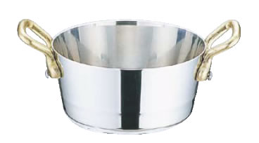UK18-8ﾌﾟﾁﾃｰﾊﾟｰﾊﾟﾝ両手深型鍋 (蓋無)10cm【バンケットウェア】【バイキング】【ビュッフェ】【業務用】