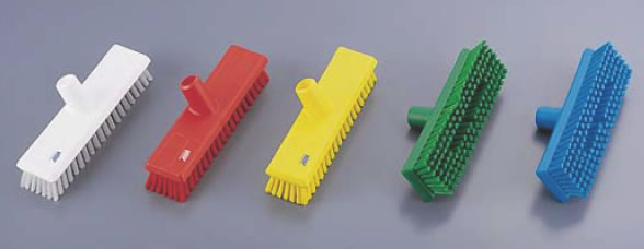 ｳﾞｧｲｶﾝ ﾃﾞｯｷﾌﾞﾗｼ(通水ﾀｲﾌﾟ) ｿﾌﾄﾀｲﾌﾟ(ﾊﾝﾄﾞﾙ別売) 7043 ﾎﾜｲﾄ 【清掃道具 掃除道具】【Vikan】【たわし】【ブラシ】【汚れ落とし】【業務用】