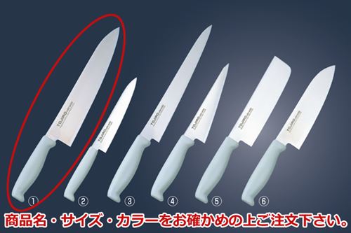 ﾄｳｼﾞﾛｳ ｶﾗｰ庖丁 牛刀 27cm F-168R 赤【包丁】【藤次郎】【Tojiro Color】