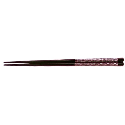 ■5セット■21cm蒔絵塗箸 六角塗箸 銀万華鏡■5セット■
