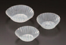白雲流(500枚入) 9A【フィルムケース】【フィルムカップ】【トレー】【ケース】【珍味入】【使い捨て】【包材】【H-16-83】
