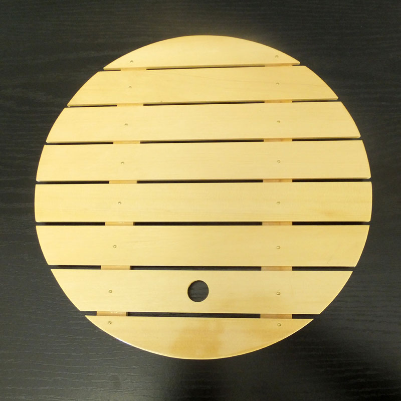 S.D.X桶用木製目皿 尺1寸【すのこ】【スノコ】【1-474-5】