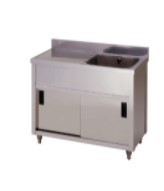 東製造所 1槽水切押し込みシンク 1200*600*800 APM1-1200H 業務用厨房用品-業務用シンク-キッチン用品・食器・調理器具