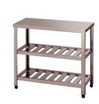 東製作所 作業台二段スノコ 1500*450*800 KT2S-1500