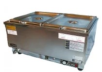 EISHIN エイシン電機 卓上ウォーマー W350*D550*H260 ESN-2WT 【吸いもの/吸いもの/鍋物/味噌汁】
