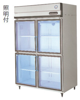 新品 福島工業(フクシマ) リーチイン冷蔵ショーケース 外装ステンレスタイプ 1038リットル 幅1200×奥行795×高さ1950(mm) GGD-120GX