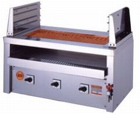 ヒゴグリラー 二刀流タイプ 卓上型 3H-210YC 【電気グリラー/卓上型/焼物】｜厨房１番