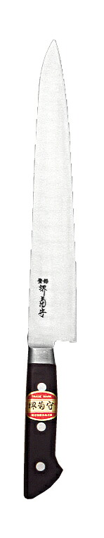 堺菊守　日本鋼　筋引 全長300mm｜厨房１番