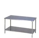 新品 マルゼン スノコ板付調理台（バックガードなし）1200×450×800 BW-124N