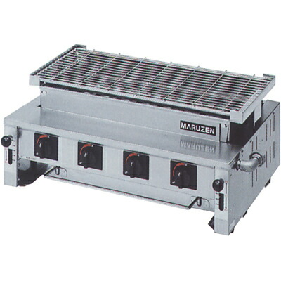 楽天市場】新品 マルゼン 下火式焼物器 ステンレスガスバーナー・熱板
