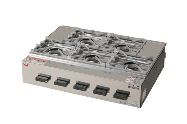 【業務用/新品】 【マルゼン】ガステーブル ニューゴルフ MOZK5 幅715×奥行550×高さ175(mm)