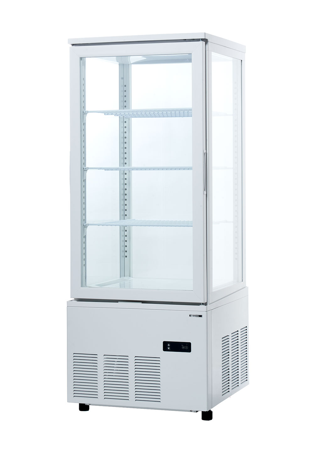 サンデン 冷蔵陳列棚(4面硝子)(130L) AGV-178W