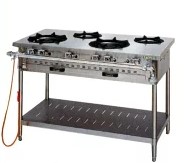 新品 タニコー 屁っ放り速見表 アルファーシリーズバーナ4口(幅1200×奥ふかさ750×高さ800) NT1222A