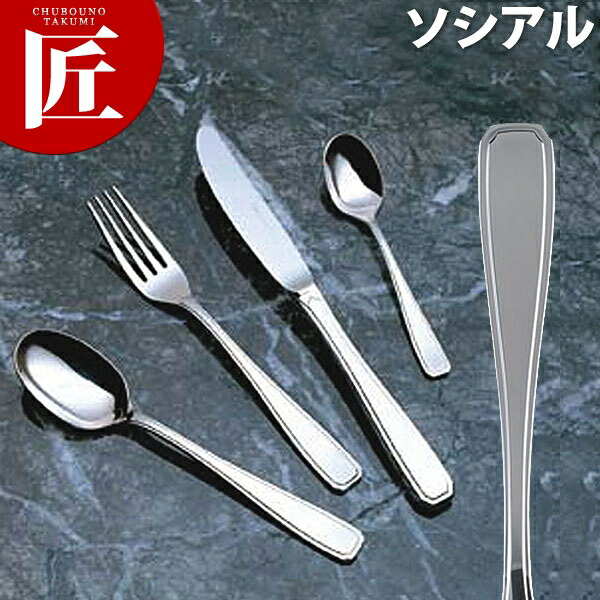 18-10ソシアル スープレードル【ctaas】 ソースレードル スープレードル サービススプーン ステンレス 日本製 業務用 洋食器 ホテル レストラン 食堂 洋食屋さん