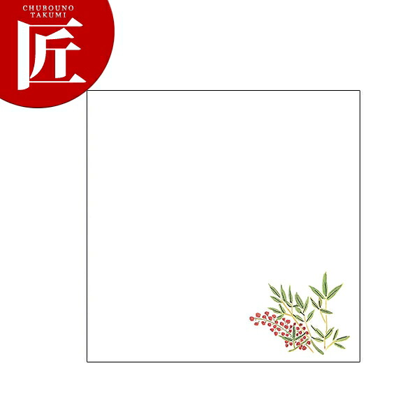 C33-009 耐油懐敷 15角 南天 1000枚入 【ctssa】 懐敷 かいしき 使い捨て食器 使い捨て皿