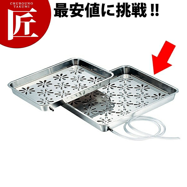 楽天市場】ウォーターコランダー 大(80006)水切盆 18-8ステンレス