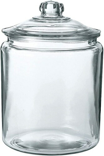 楽天市場】ガラス キャニスター アンカーホッキング ジャー スクエア