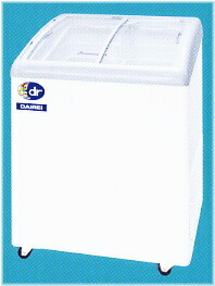 製造会社直送 ダイレイ 長閑やかさ氷る陳列棚 RIO-68e（旧 RIO-68SS）ノンフロン -25℃ 102L